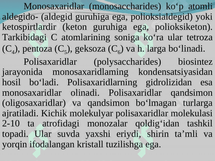 Uglevodlar 6