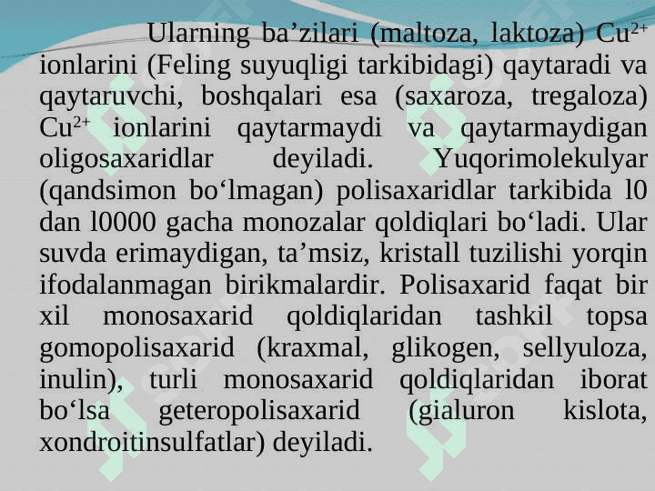 Uglevodlar 7