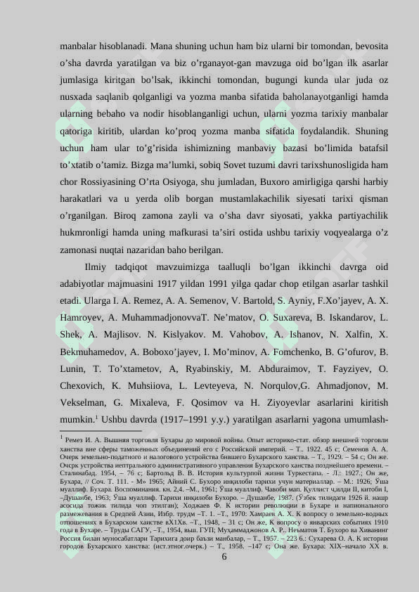 XIX asr oxiri - XX asr boshlarida Buxoro amirligining  ijtimoiy-siyosiy tuzumi va davlat boshqaruvi 6