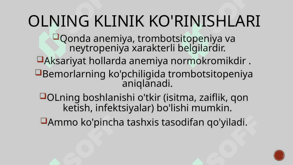 O'tkir leykemiya 8