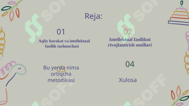 Aqliy harakat va intelektual faollokning egallanishi 2