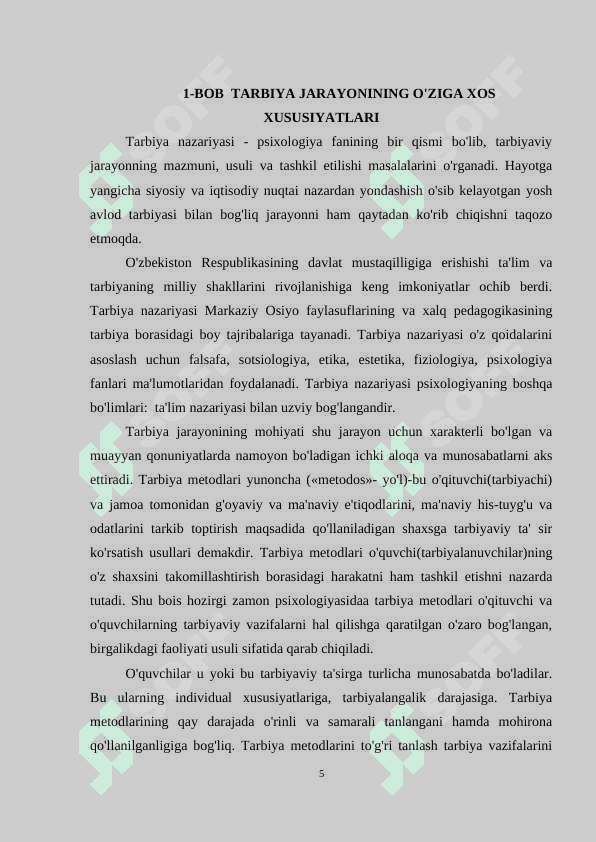 MAKTABGACHA YOSHDAGI BOLALARNI TARBIYALASHNING MAZMUN VA METODLARI 5