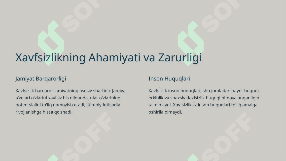 Ijtimoiy Sohada Xavfsizlikni Ta'minlash 3