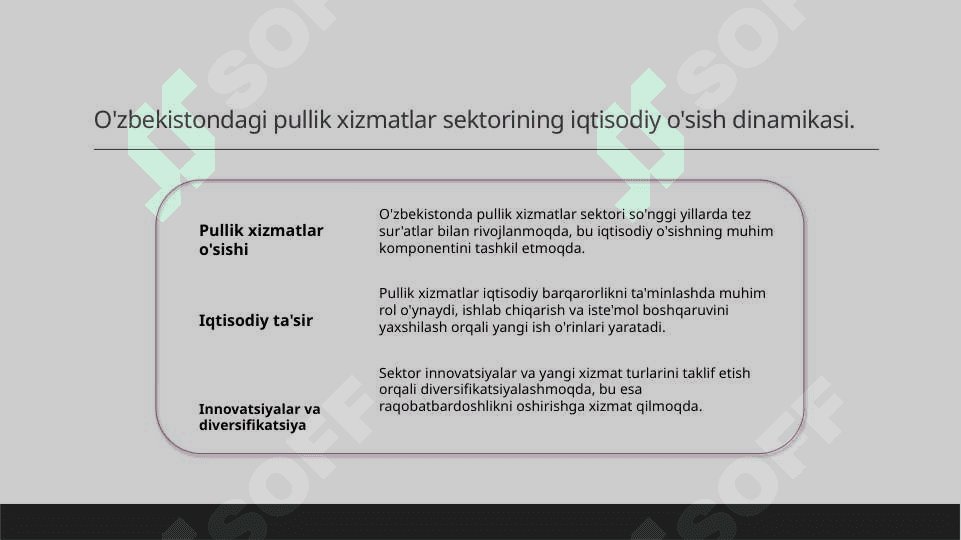 O’zbekiston Respublikasida pullik xizmatlarni rivojlantirish 8