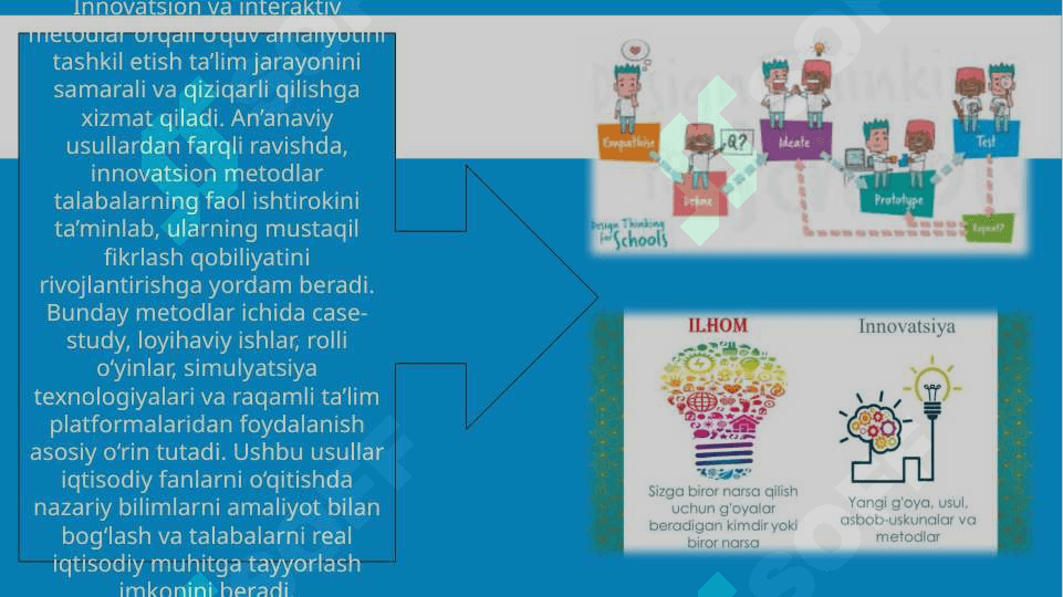 Iqtisodiy fanlarni o'qitishda o'quv amaliyotini tashkil etish va o'tkazish yo'llari 5