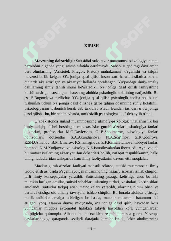 Suitsidal xulq-atvorli mijozlar bilan ishlash texnikasi 3