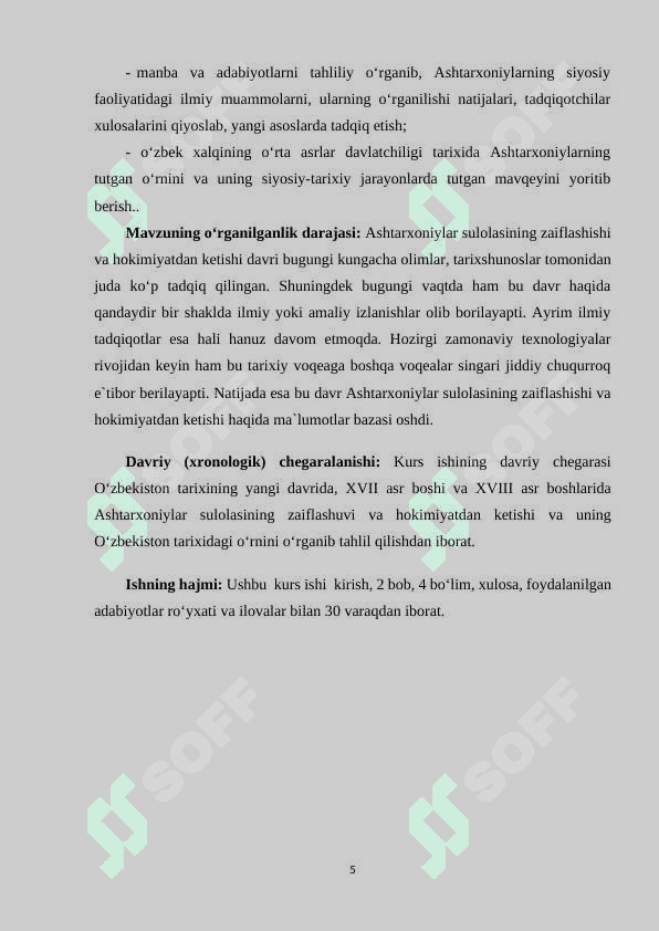 ASHTARXONIYLAR SULOLASI HOKIMIYATINING INQIROZGA YUZ TUTUSHI 5