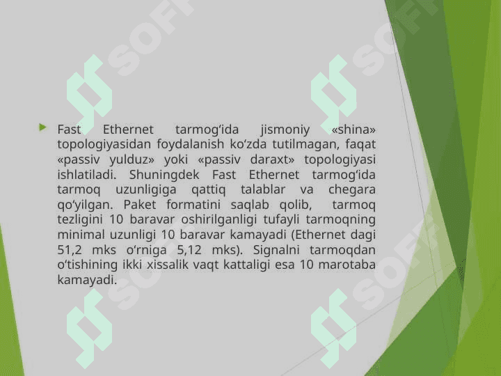 Enternet tarmoqlari. Virtual tarmoqlar. 8