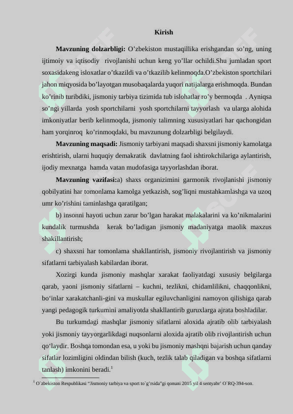 Jismoniy mashqlar klassifikatsiyasi 3
