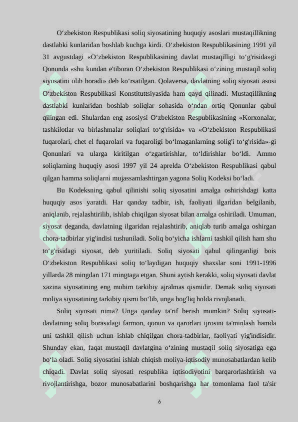 BUDJET-SOLIQ SIYOSATI XUSUSIYATLARI 5