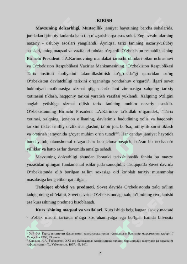 OʻZBEKISTON SOVET HUKMRONLIGI DAVRIDA XALQ TA’LIMI MUASSASALARI TARIXI 2