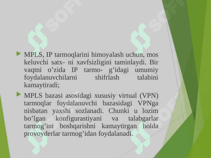 MPLS texnologiyasi 6