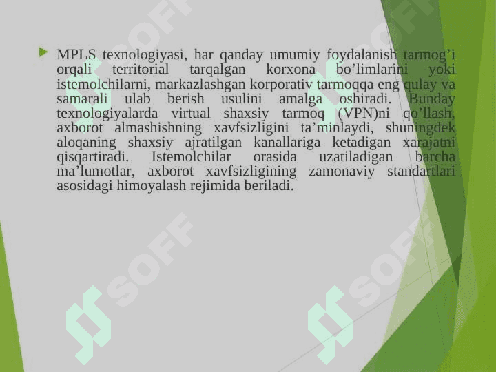 MPLS texnologiyasi 7