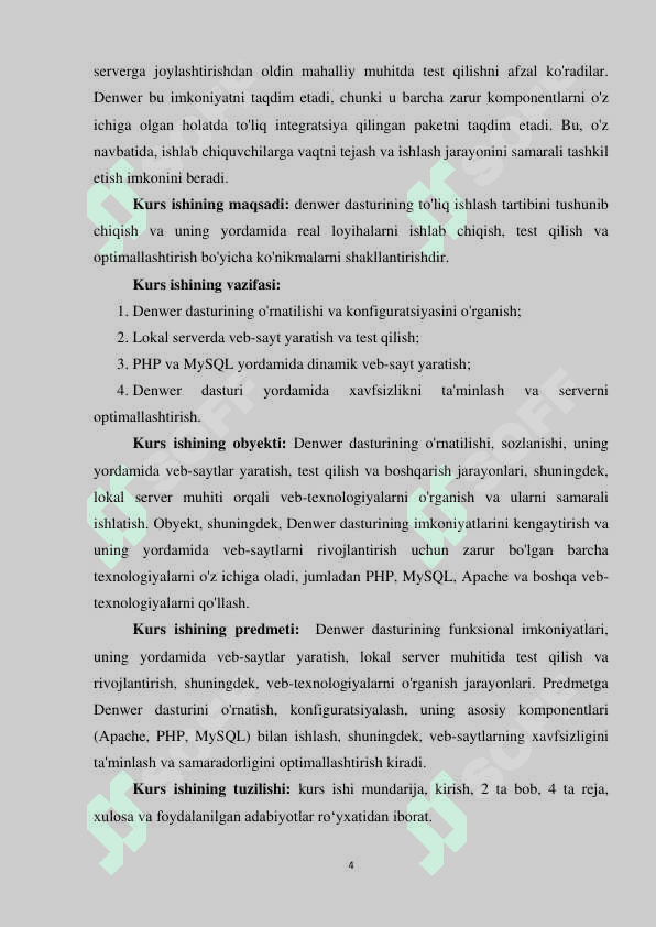 DENWER DASTURI 3