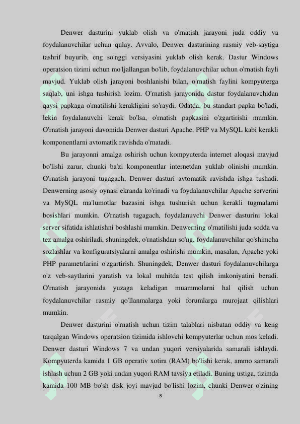 DENWER DASTURI 7