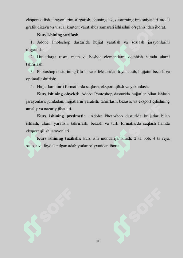 ADOBE PHOTOSHOP DASTURINING HUJJATLAR BILAN ISHLASH 3