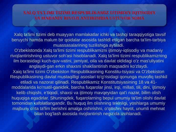 O'zbekistonda ta'lim tizimi 3