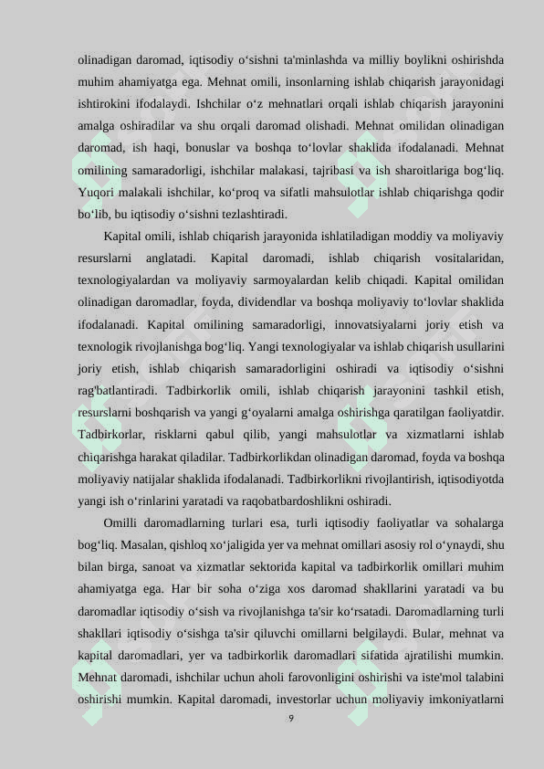 OMILLI DAROMADLAR VA ISH HAQQINING SHAKLLANISHI 8