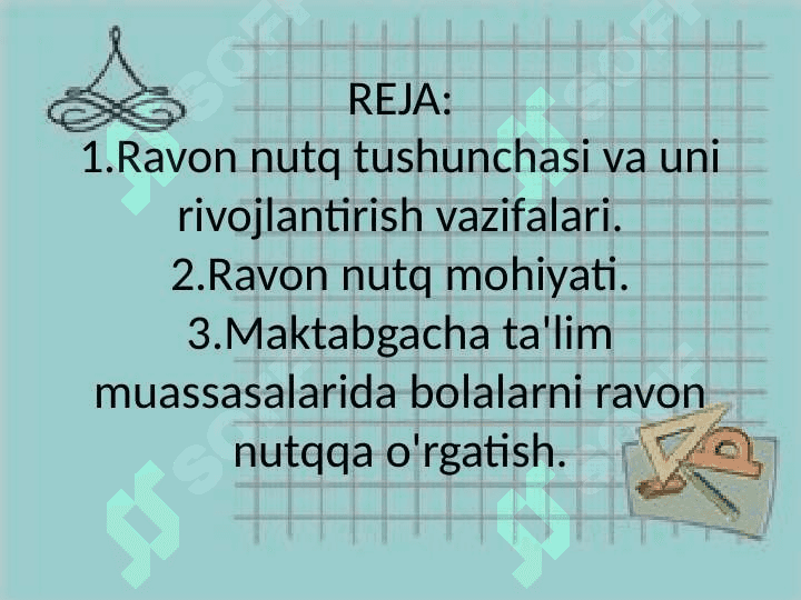 Ravon nutqni rivojlantirish va dialogik nutqning mazmun mohiyati. 2
