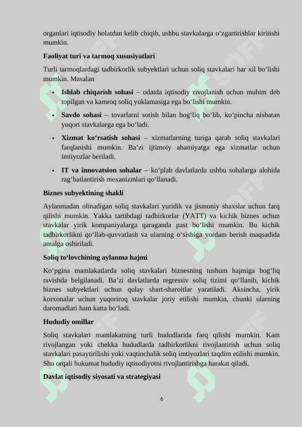 Aylanmadan olinadigan soliqning stavkalari qaysi mezonlar asosida belgilangan k.docx 6