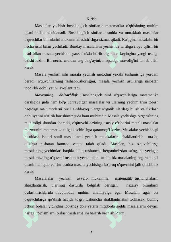 Birinchi sinfda matematikadan murakkab masala va ularni o’rganish metodikasi k.docx 2