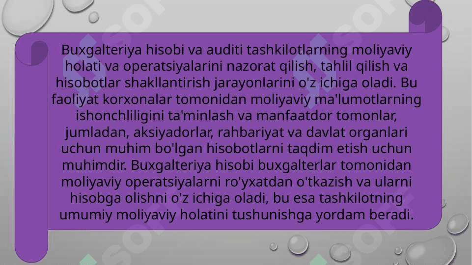 Buxgalteriya hisobi va auditi tóģrisida tushuncha t.pptx 8