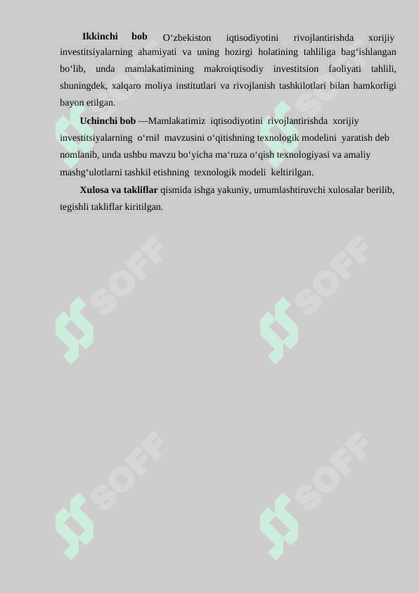 Chet el investitsiyalarni jalb qilish xorijiy investorlar uchun yanada qulay sharoitlar yaratish k.docx 6