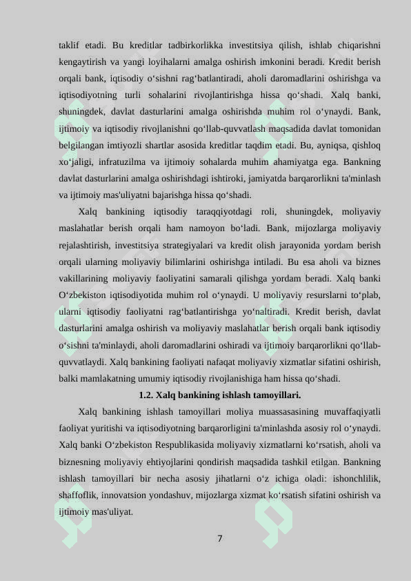 XALQ BANKI ISHLASH PRINSIPI 7