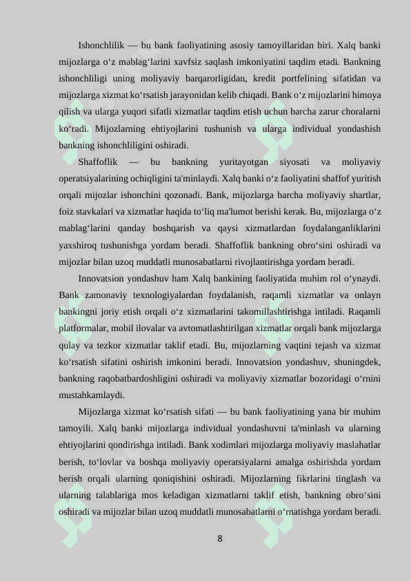 XALQ BANKI ISHLASH PRINSIPI 8