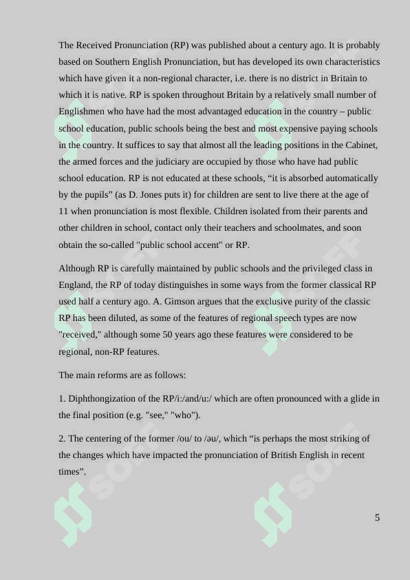 Types of English pronunciation 7