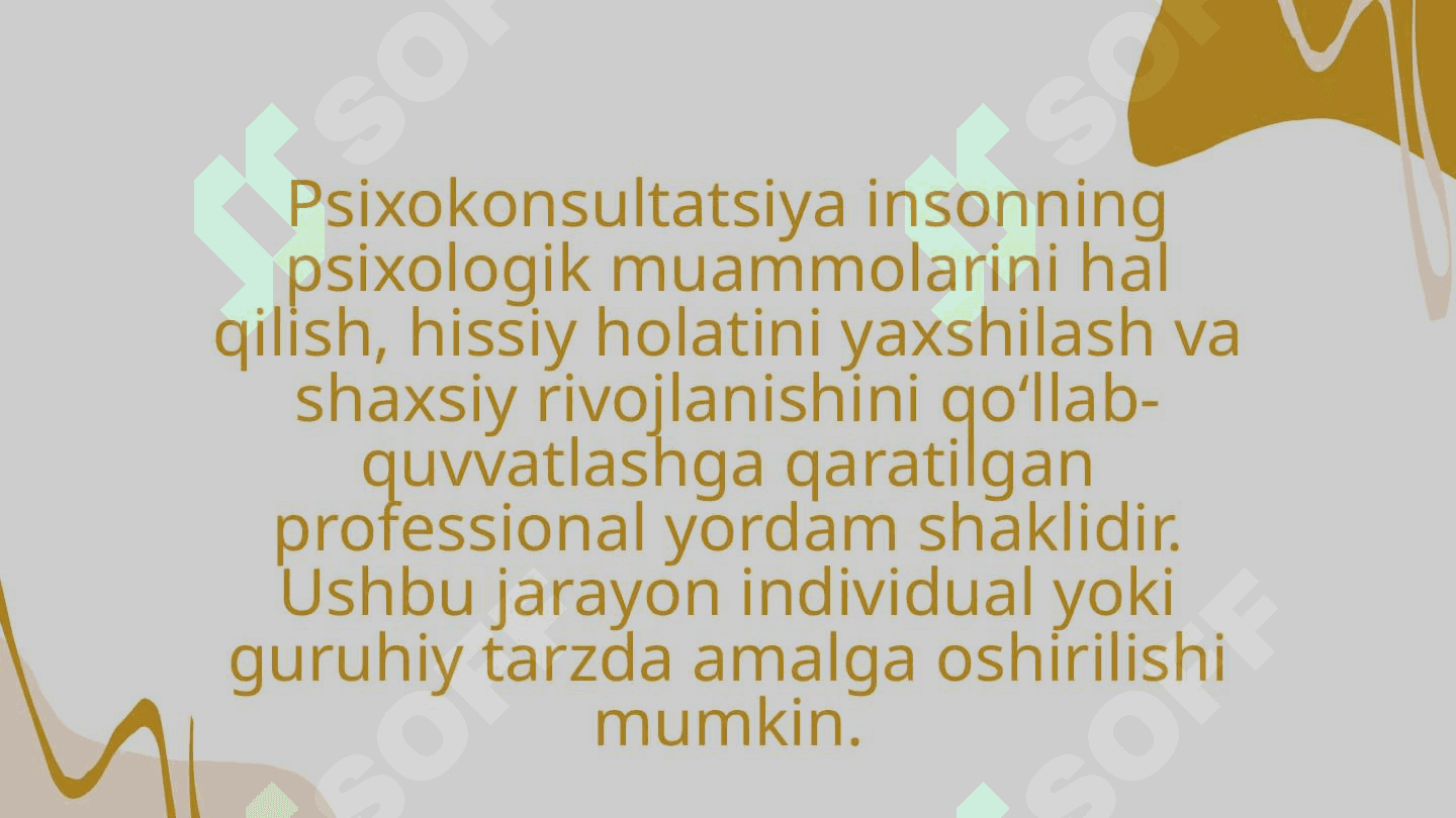 Individual va guruhiy psixokonsultatsiya 2