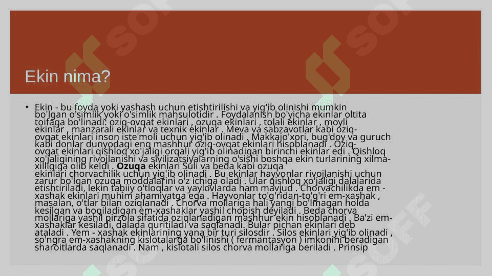 Texnika ekinlari 2