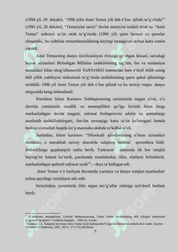 Amir Temur davrida milliy davlatchilikning rivojlanishi 5