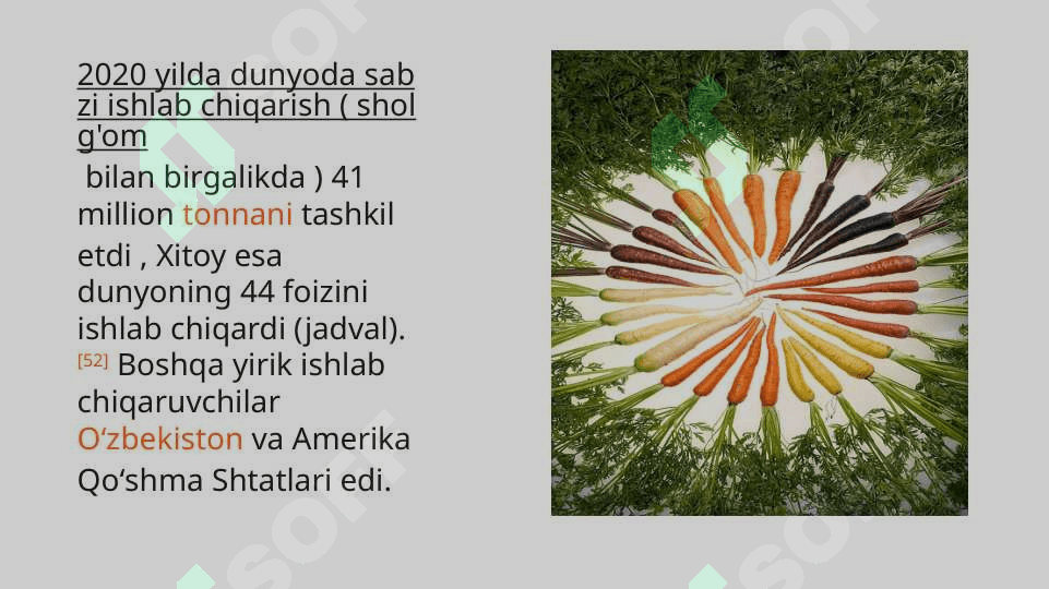 Sabzavot mahsulotlarini yetishtirish 6