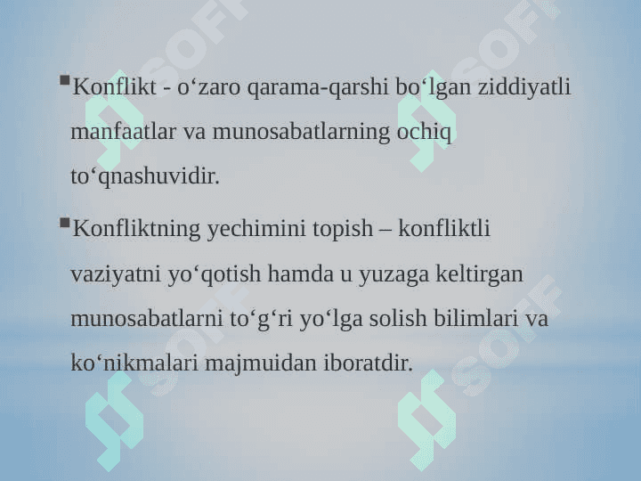 Pedagogik konfliktologiyaning mohiyati, ob’ekti, predmeti, maqsadi, vazifalari va fan sifatida paydo bo‘lishi 4