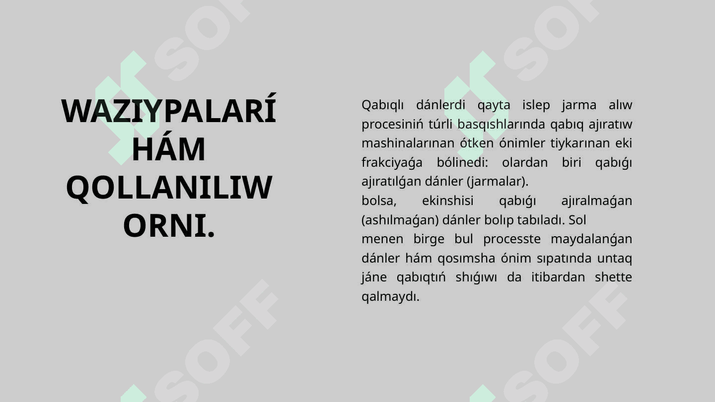 Jarma hám ot-jem islep shiǵariw karxanalari uskeneleri 4