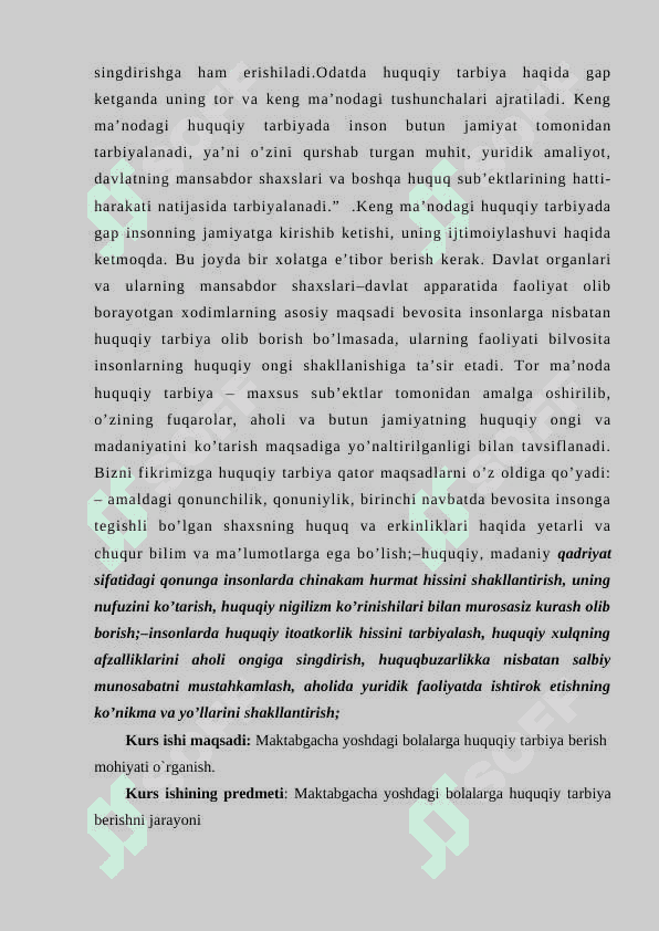 Maktabgacha ta’lim tashkilotlarida bolalarga huquqiy tarbiya berishning mazmun mohiyati 4