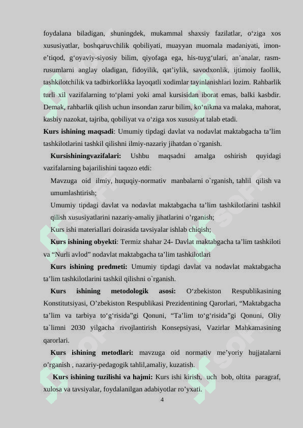 Umumiy tipdagi davlat va nodavlat maktabgacha ta’lim tashkilotlarini tashkil qilish xususiyatlari 4