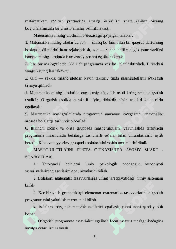 Maktabgacha yoshdagi bolalarda matemetik tasavvurlarini shakllantirishning zamonaviy texnologiyalari 8