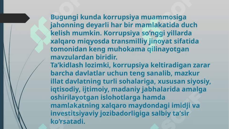 Oʻzbekistonning korrupsiyaga qarshi kurashish milliy strategiyasi 3