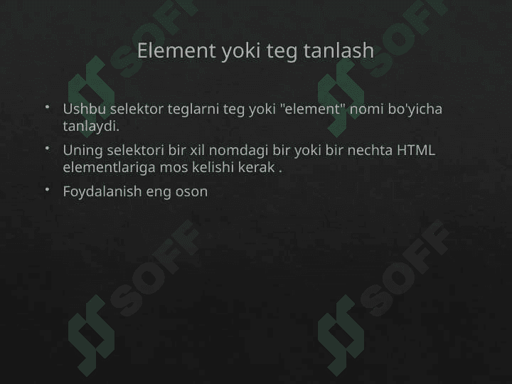 CSS ga kirish 7