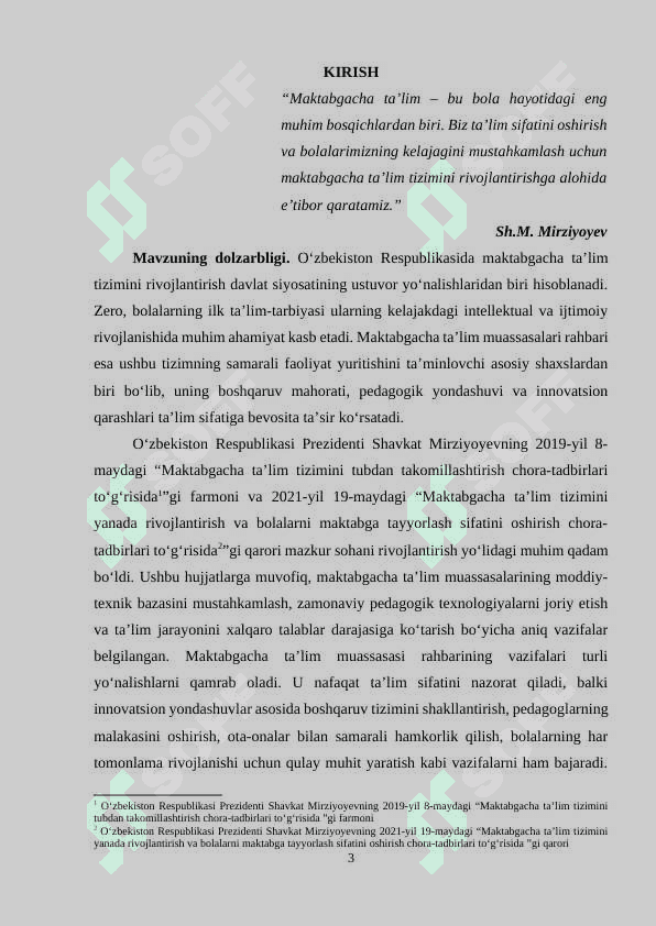 Maktabgacha tarbiya tashkiloti rahbari va uning faoliyati 3