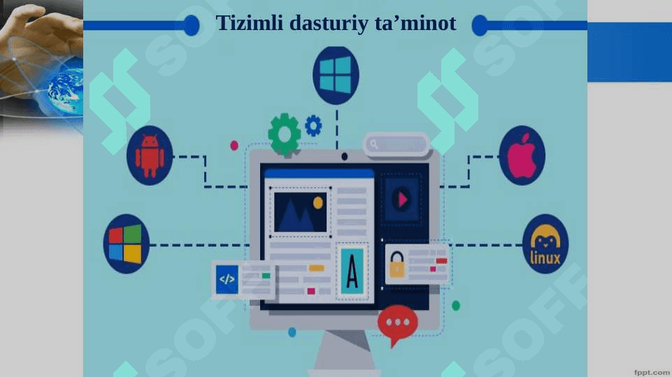 Kirish. Axborot kommunikatsiya texnologiyalarining iqtisodiyotdagi o‘rni va vazifalari. Axborot texnologiyalarining infratuzilmasi. Dasturiy ta’minot va uning rivojlanish tendensiyalari 8