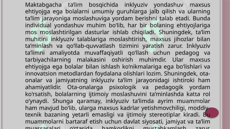 Maktabgacha inklyuziv ta'lim fan sifatida..pptx 3