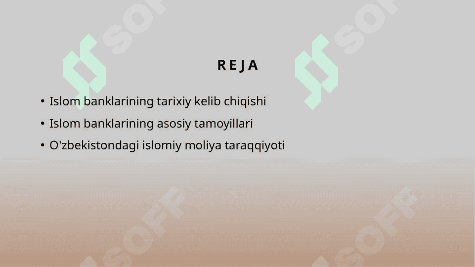 Islom banklarning kelib chiqishi va uning bank tizimi sifatida shakillanishi 2