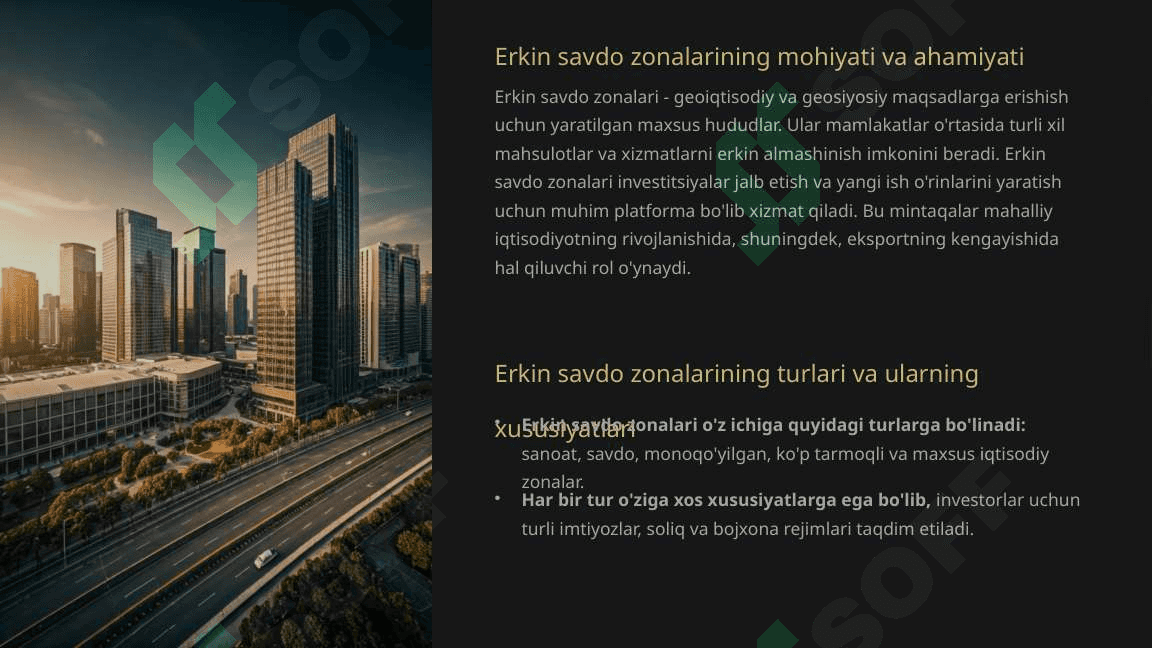 Jahon Iqtisodiyotida Erkin Savdo Xududlari va Bojxona Ittifoqlari 3