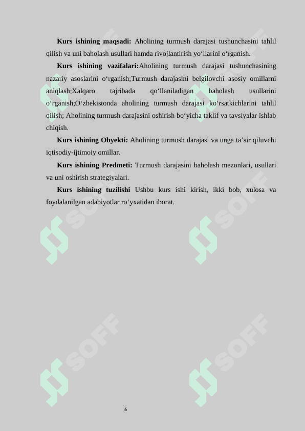 Aholining turmush darajasi ko‘rsatkichlari 6