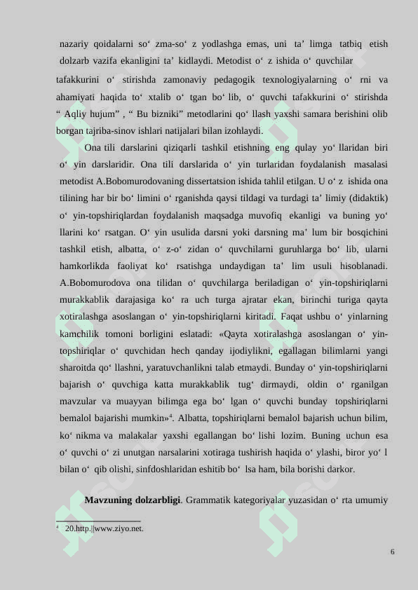 o’zbek tilshunosligida zamon kategoriyasining formal tadqiqi 6