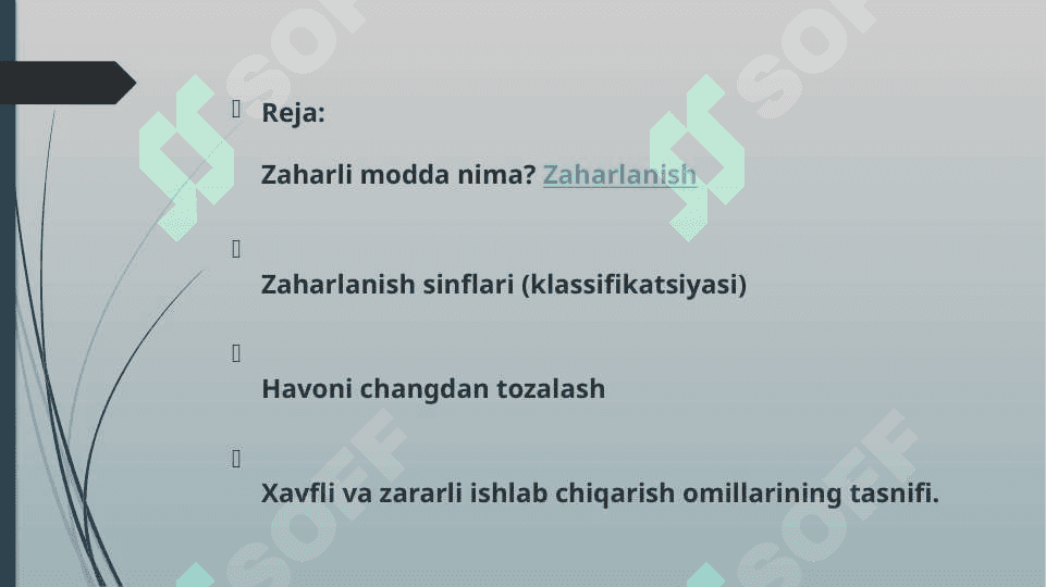 zaharli moddalarni zararsizlantirish tizimlari 2