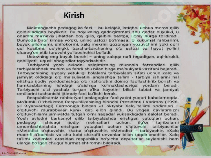 Tarbiyachi nutqiga qo'yiladigan pedagogik talablar 3